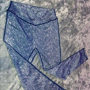 ECHT Blue Marled High-Waist Leggings